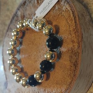 Park Lane Gold and Black Bracelet